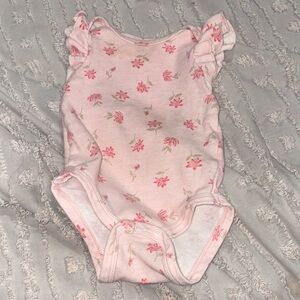 btween Light Pink Floral Bodysuit